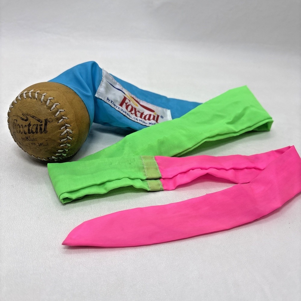 1991 Lipton Foxtail Klutz Catching Game Vintage Ball Nylon 90s Rare